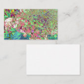 Carte De Visite Élégant Corail et Chartreuse Limelight Hydrangea (Devant / Derrière)