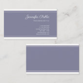 Carte De Visite Élégant Couleur Élégante Professionnelle Moderne C (Devant / Derrière)