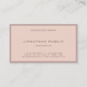 Carte De Visite Élégant Couleur Harmonie Moderne Simple Élégant (Dos)