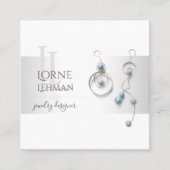 carte de visite élégant créateur de bijoux (Devant)