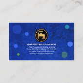 Carte De Visite Élégant Creative Modern Water Bubbles (Dos)