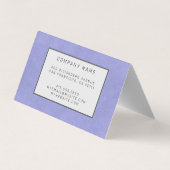 Carte De Visite Élégant cuir moderne or (Dos)