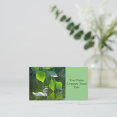 Carte De Visite Élégant cygne d'été (Debout devant)