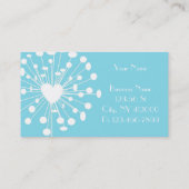 Carte De Visite Elégant Dandelion Massage Thérapie (Dos)