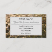 Carte de visite élégant dans un design clair et fl (Dos)