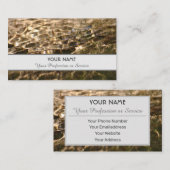 Carte de visite élégant dans un design clair et fl (Devant / Derrière)