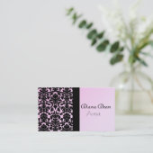 CARTE DE VISITE ÉLÉGANT DE DAMASSÉ (Debout devant)