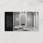 Carte de visite élégant de dessinateur (Dos)