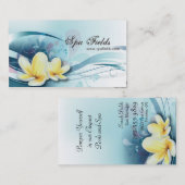 Carte de visite élégant de directeur de spa - (Devant / Derrière)