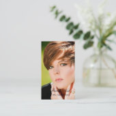 Carte de visite élégant de Headshot (Debout devant)