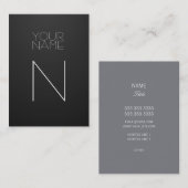 Carte De Visite Élégant de la mode (Devant / Derrière)