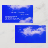 Carte de visite élégant de l'agent de voyage tenda (Devant / Derrière)