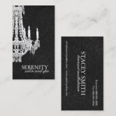 Carte de visite élégant de lustre (Devant / Derrière)