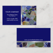 Carte de visite élégant de mosaïques (Devant / Derrière)