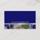 Carte de visite élégant de mosaïques (Dos)