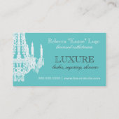 Carte de visite élégant de spa et de salon (Dos)