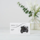 Carte de visite élégant de superbike (Debout devant)