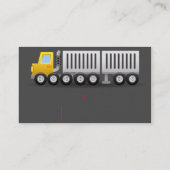 carte de visite élégant de transport de (Dos)