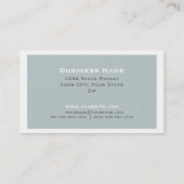 Carte De Visite Elégant décorateur professionnel décorateur intéri (Dos)