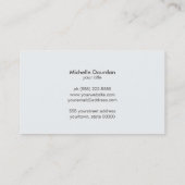 Carte De Visite Elégant Design d'intérieur Faux Gold Leaf Tree (Dos)