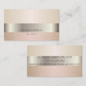 Carte De Visite Élégant Design Moderne (Devant / Derrière)