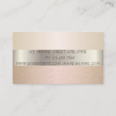 Carte De Visite Élégant Design Moderne (Dos)