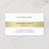 Carte De Visite Élégant design moderne élégant design tendance Pla (Dos)
