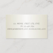 Carte De Visite Élégant Design Moderne, Grillé, Gâteau (Dos)