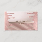 Carte De Visite Élégant Design Moderne, Parties scintillant Drops (Devant)