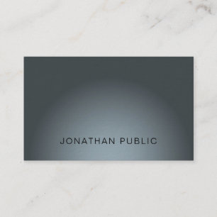 Carte De Visite Elégant Design moderne Professionnel Luxe Plain