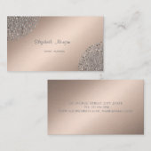 Carte De Visite Élégant Design Simple, Points (Devant / Derrière)