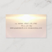 Carte De Visite Élégant Diamants brillants - Lèvres de Glitterie g (Dos)