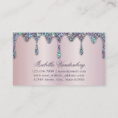 Carte De Visite Élégant Diamond Sparkle Parties scintillant Driver (Dos)