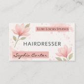 Carte de visite élégant double face horizontale (Devant)