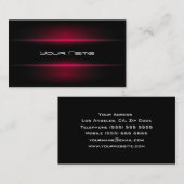 Carte de visite élégant du DJ (Devant / Derrière)