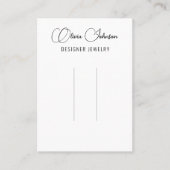 Carte De Visite Élégant Écran Chic Clip (Devant)