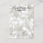 Carte De Visite Élégant écran de bijoux en cristal de diamant mode (Devant)