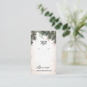 Carte De Visite Élégant écran d'oreille de pin (Debout devant)