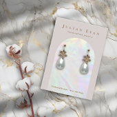 Carte De Visite Élégant écran holographique Aura Arch Bijoux