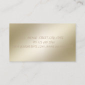 Carte De Visite Élégant, Élégant, Écrasage, Lashes, Lèvres (Dos)