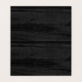 Carte De Visite Élégant élégant en bois gris foncé Art professionn (Intérieur déplié)