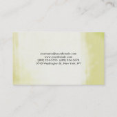 Carte De Visite Élégant élégant Gris Artwork professionnel (Dos)