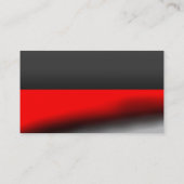 Carte De Visite Élégant élégant Rouge gris foncé professionnel (Dos)