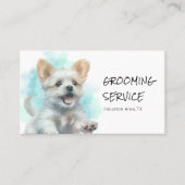 Carte De Visite Elégant élevage de chiens/animaux de compagnie - A (Devant)