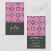 CARTE DE VISITE :: élégant et ancien P1 (Devant / Derrière)