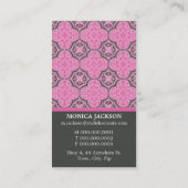 CARTE DE VISITE :: élégant et ancien P1 (Dos)