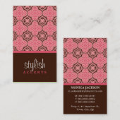 CARTE DE VISITE :: élégant et ancien P5 (Devant / Derrière)