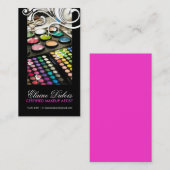 CARTE DE VISITE ÉLÉGANT ET CHIC DE MAQUILLEUR (Devant / Derrière)