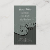 CARTE DE VISITE :: élégant et délicat 6 (Dos)