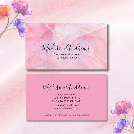 Carte De Visite Élégant et élégant